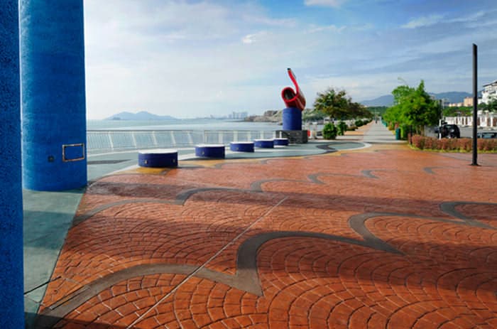 Dekoratif İmprime Beton · Sahil Promenadı