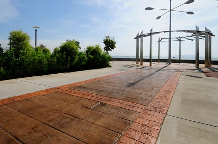 Ahşap Tahta Deseni · Kamusal Waterfront Alan